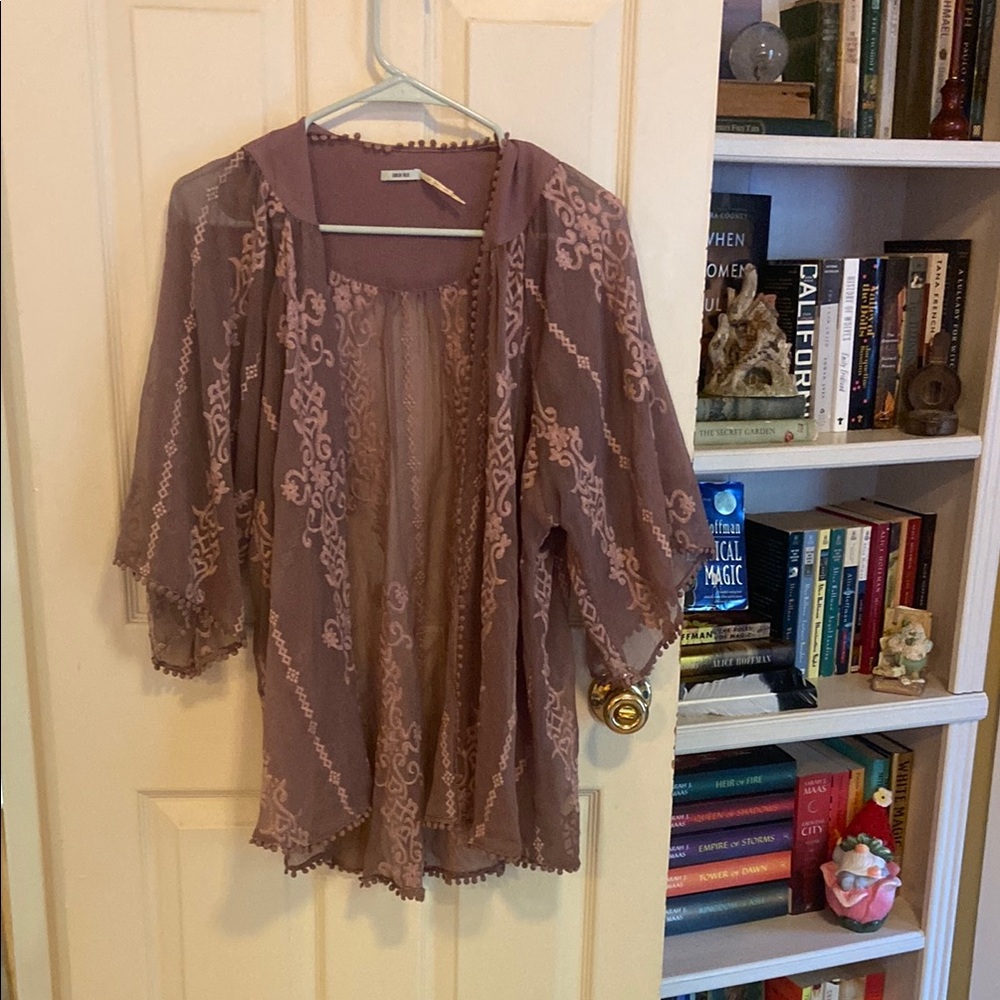 Urban Outfitters Kimchi Blue Mauve Cardigan